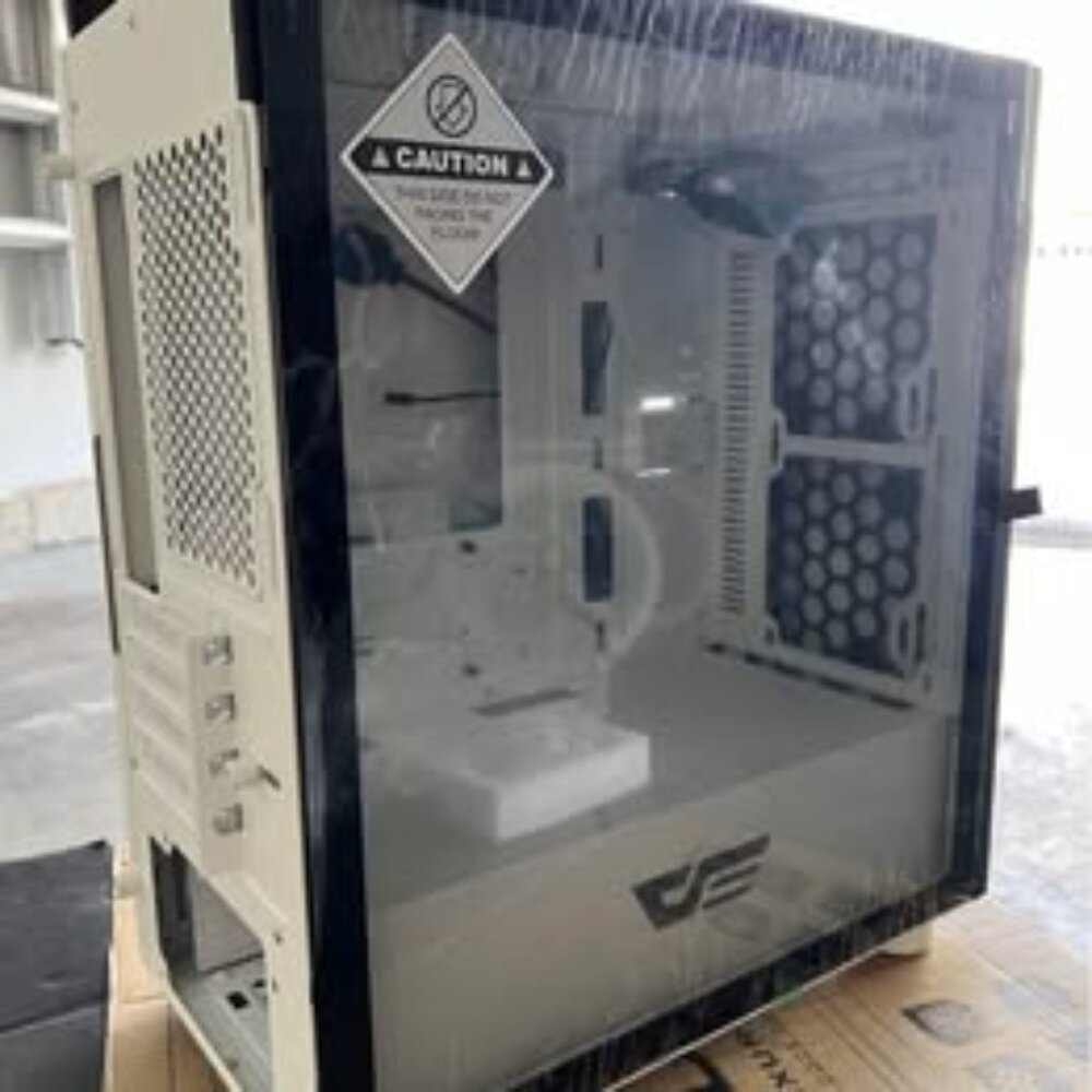 DarkFlash DLM21 Computer case, White, New in box.